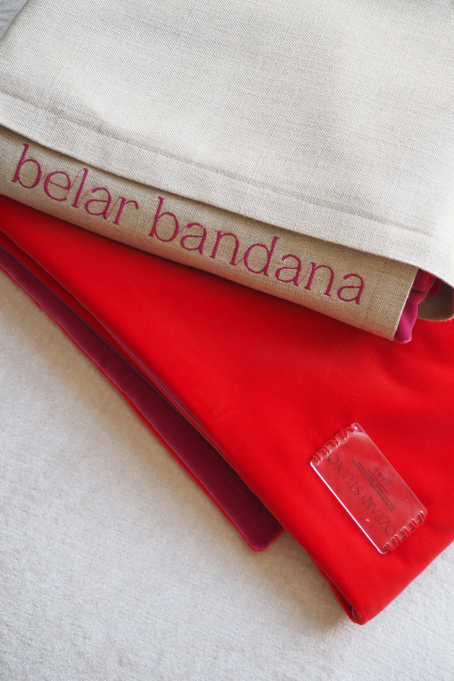 Chal rojo para boda o fiesta